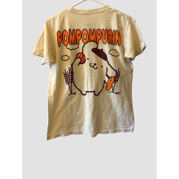 Sanrio Pompompurin Baguette Tonal GraphicWoman's T-Shirt Ripple Junction Medium - Picture 2 of 4